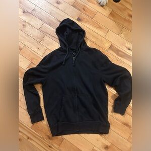 George Men's Dark Zip-Up Hoodie